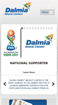 Mobile Screenshot of dalmiacement.com
